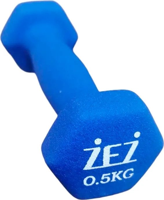 Гантель ZEZ Sport Виниловая 0.5kg-N-С