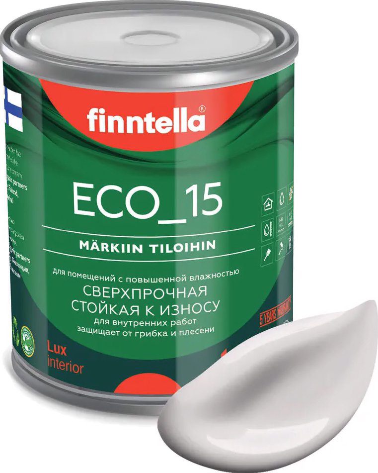

Краска Finntella Eco 15 Arkuus F-10-1-1-FL110 0.9 л (нежно-бежевый)