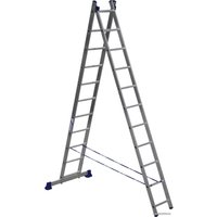 Лестница-стремянка Алюмет двухсекционная универсальная 5211 2x11