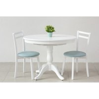 Кухонный стол Виста Бари 75x100/135 (белый)