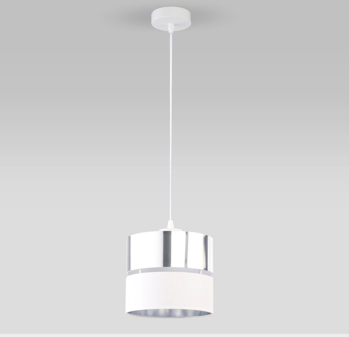 

Подвесная люстра TK Lighting Hilton Silver 4440