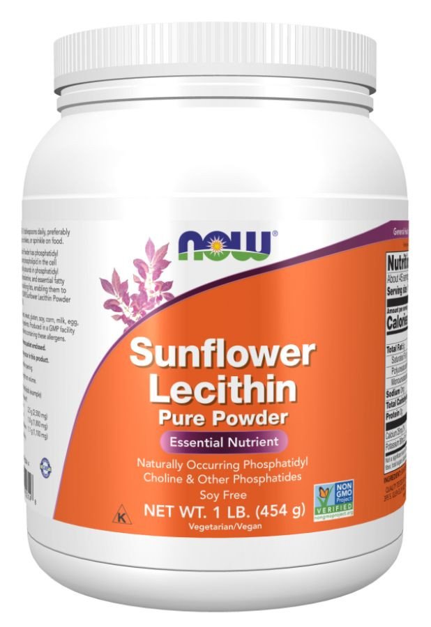 БАД Now Foods Sunflower Lecithin Powder (454 г)