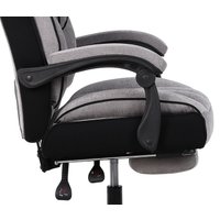 Игровое (геймерское) кресло King Style Pluffy Fabric Black (светло-серый)