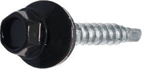 Саморез Daxmer PT1. RAL 9005 (черный янтарь, 100 шт)