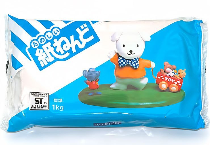 

Полимерная глина Padico Co Пластика Paper Clay 1000 г 202115