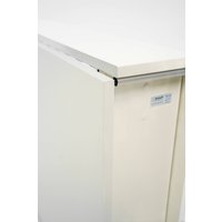 Стол-книга Stoloff Мечта 1600x850 (белый, опоры вкручиваемые, углы прямые с роликами и ручками)