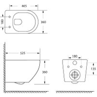 Унитаз подвесной Lauter Vortex 2110830VP