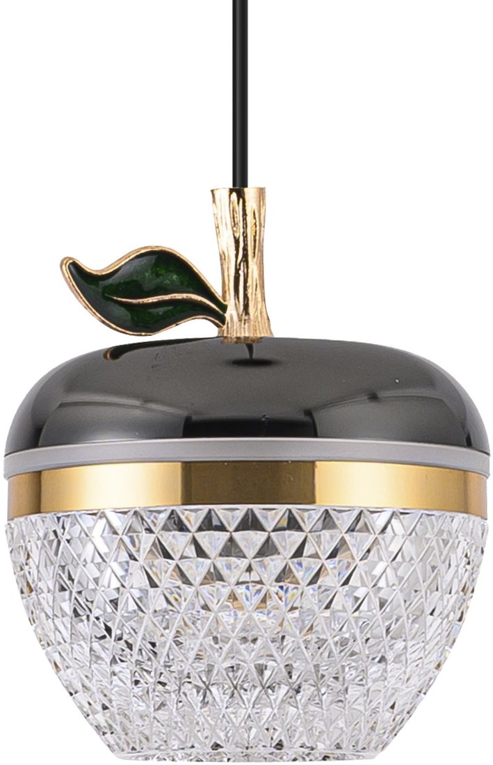 

Подвесная люстра LED4U L7120-1 СR-BK