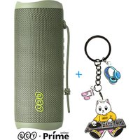 Беспроводная колонка QCY SP7 (зеленый) + брендированный брелок QCY