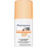 Тональный флюид Pharmaceris F Флюид тональный защитный SPF 50+ (тон 01)