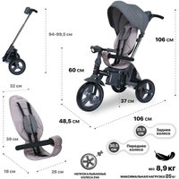 Детский велосипед Nuovita Bamzione BE1 (серый)