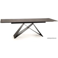 Кухонный стол Signal Westin ceramic WESTINBRC180 (эффект дерева/черный матовый)