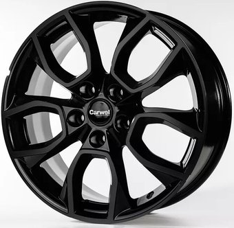 Литые диски Carwel Хасан 202 18x7" 5x114.3мм DIA 54.1мм ET 53мм BK