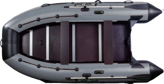 

Моторно-килевая лодка RiverBoats 430 (серый/черный)
