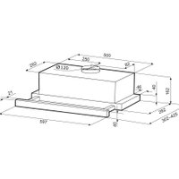 Кухонная вытяжка Krona Kerry E 600 Inox PB V2 КА-00012031