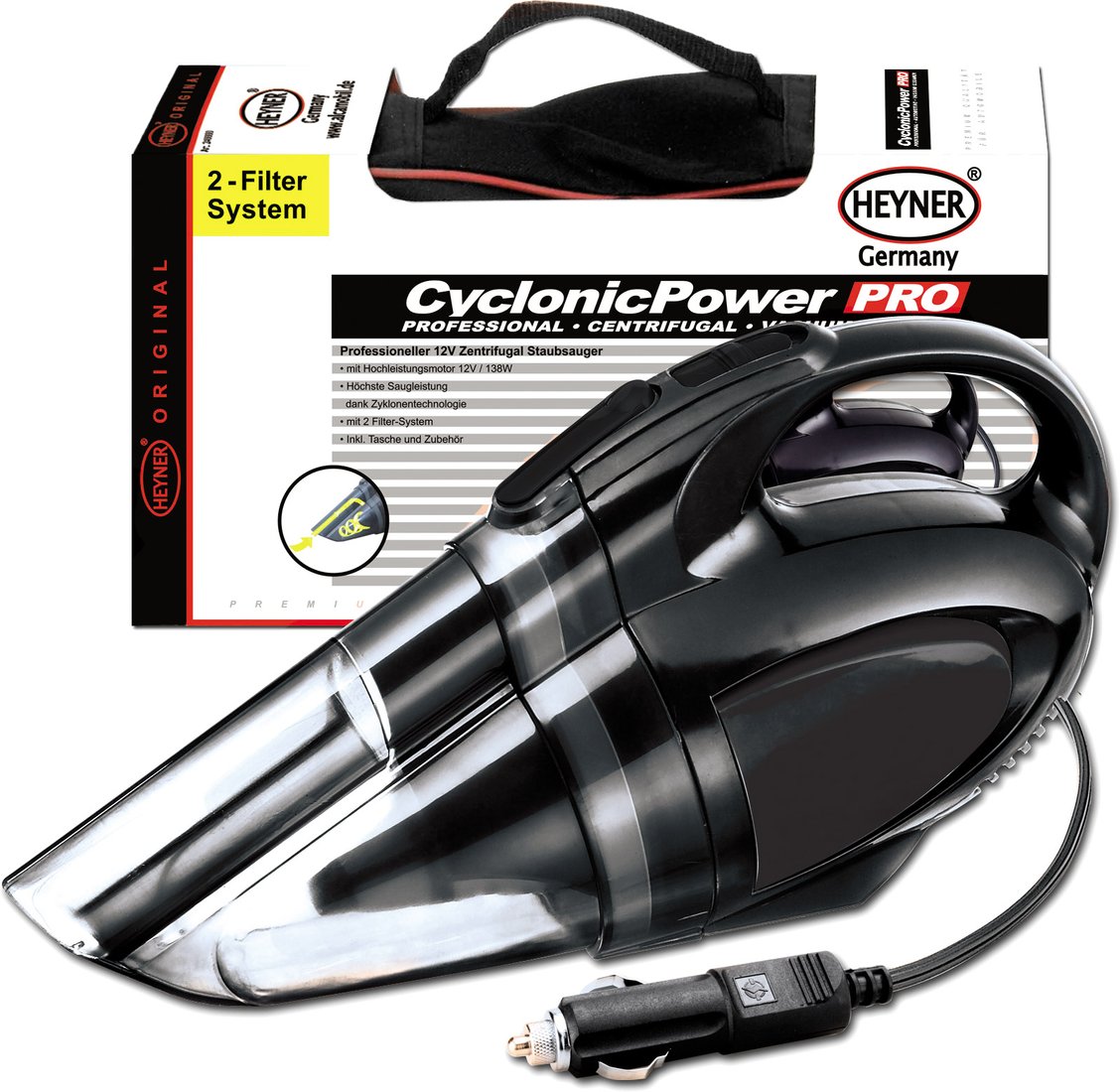

Автомобильный пылесос Heyner 240 Cyclonic Power