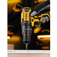 Ударная дрель-шуруповерт Denzel CIDH-BL-20 (с 2-мя АКБ, кейс)