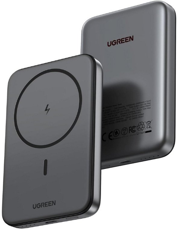 

Внешний аккумулятор Ugreen PB561 10000mAh (серый)
