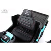 Электромобиль RiverToys Mercedes-Benz Axor с прицепом H777HH (голубой)