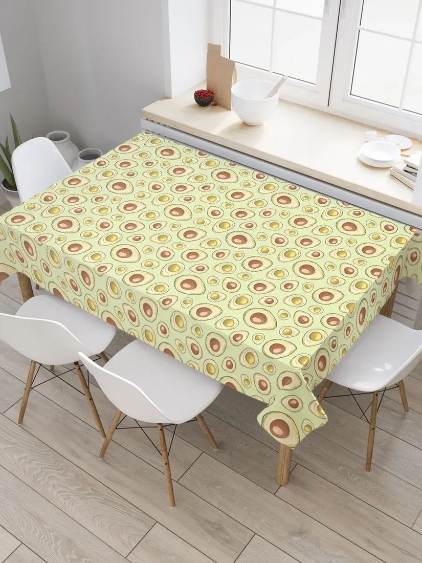 

Скатерть JoyArty Круглый авокадо tc_103004 (120x145)