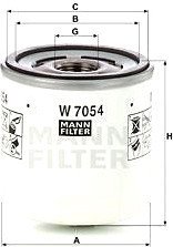 

Масляный фильтр MANN-filter W7054