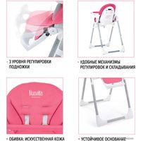 Высокий стульчик Nuovita Grande (розовый космос)