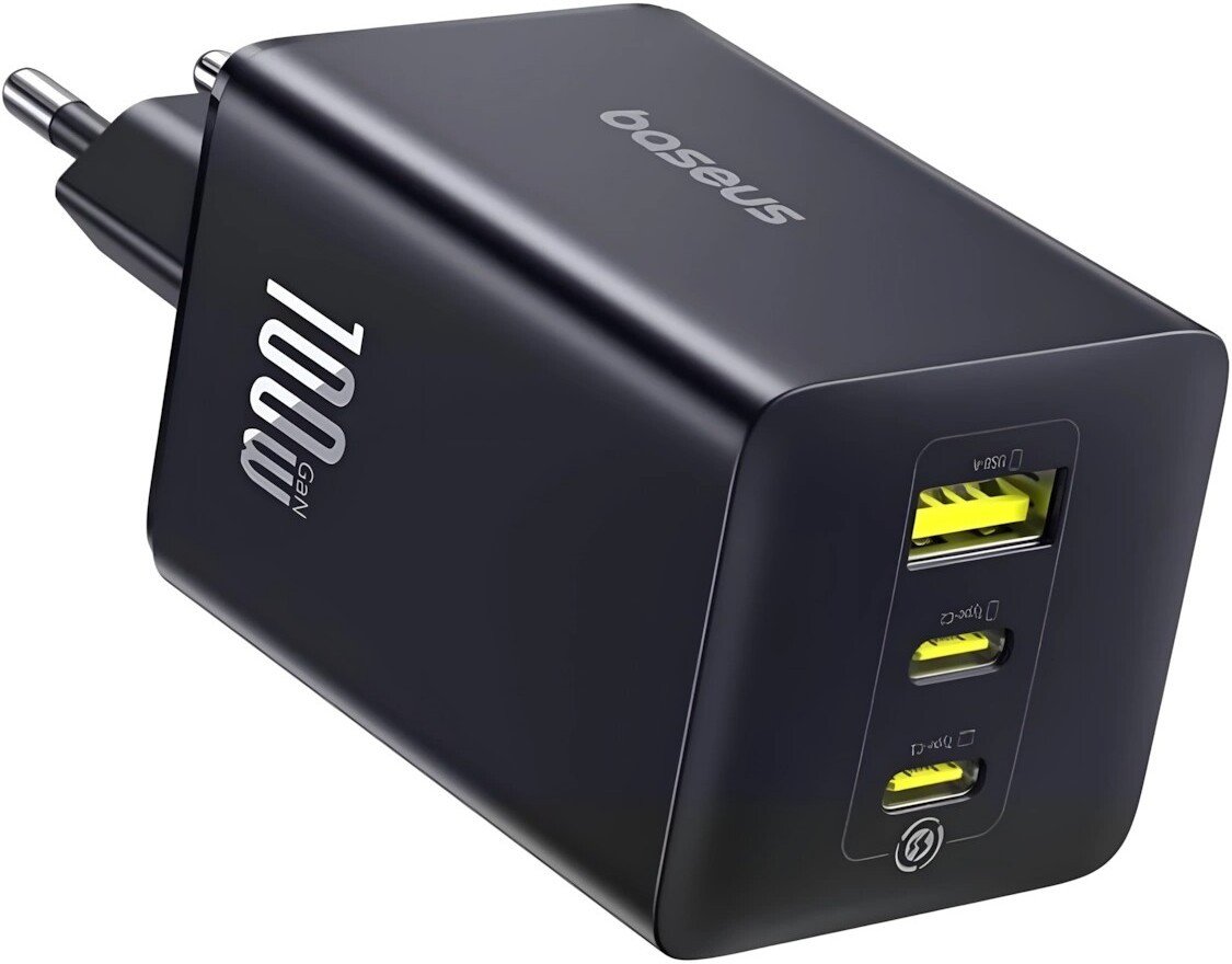 Сетевое зарядное Baseus EnerFill FE22 100W E0123800 (черный)