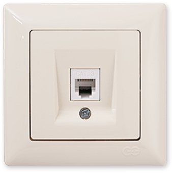 Розетка телефонная Gunsan Визаж 01 28 12 00 157 120