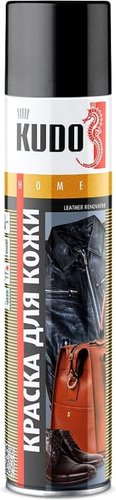 Краска Kudo для гладкой кожи 400 мл (черный)