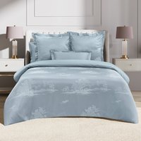 Семейный комплект постельного белья Экотекс Элитный комплект Эстетика Итальянская Ривьера (семейный с европростыней, нав. 70х70 и 50х70)