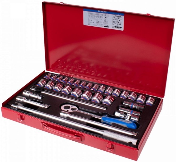 

Универсальный набор инструментов King Tony 4534MR06 (33 предмета)