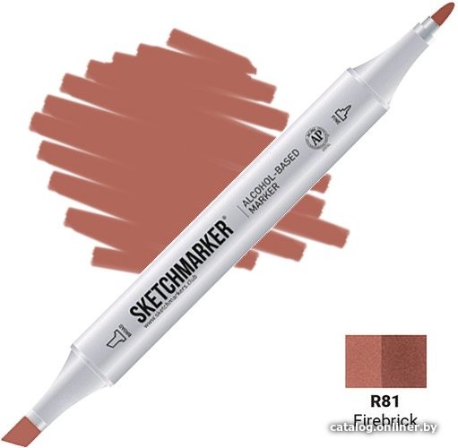 Маркер художественный Sketchmarker Двусторонний R81 SM-R81 (кирпич)