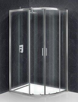 Душевой уголок BelBagno UNO-195-RH-2-120/80-C-Cr (прозрачное стекло)