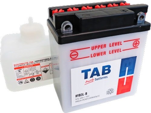 

Мотоциклетный аккумулятор TAB YB3L-B (3 А·ч)