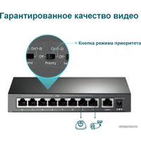 Неуправляемый коммутатор TP-Link TL-SF1009P