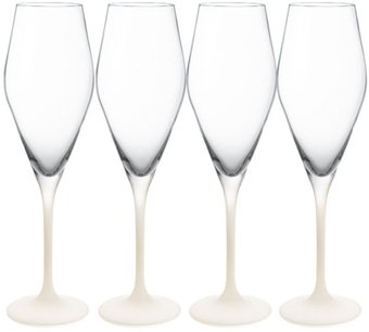 Набор бокалов для шампанского Villeroy & Boch Manufacture Rock Blanc 11-3799-8131 (4шт)