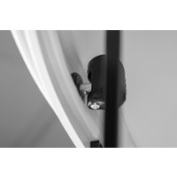 Душевая кабина Saniteco SNT-90 90х90 (черный/прозрачное стекло)