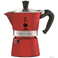 Гейзерная кофеварка Bialetti Moka Express Emotion (3 порции, красный)