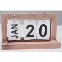 Настольный календарь AksHome Calendar (натуральный)