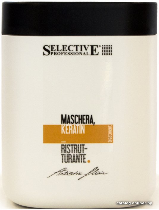 Маска Selective Professional Maschera Keratin Ristrutturante кератиновая 1 л