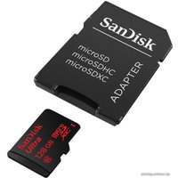 Карта памяти SanDisk Ultra microSDXC 128GB Class 10 + адаптер (SDSQUNC-128G-GN6MA)