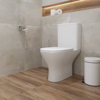 Унитаз напольный Lauter W224 2110224 + гигиенический душ Mist 21TZ221CH (горизонтальный выпуск)