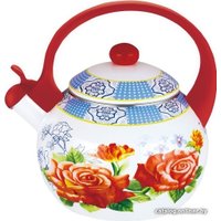 Чайник со свистком Lara LR00-20 (красный)