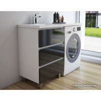 Эстет Тумба Dallas Luxe ФР-00002318 с умывальником Dallas 100 (правая)