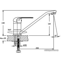 Смеситель Mixxus Columbia 004 MX0172