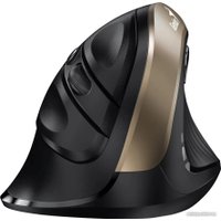 Вертикальная мышь Genius Ergo 8250S (черный/золотистый)