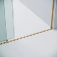 Душевая дверь Grossman Galaxy 100x195 100.K33.01.100.32.00 (золото сатин/стекло прозрачное)