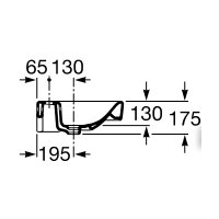 Умывальник Roca Senso Square 55x44 (32751C000)