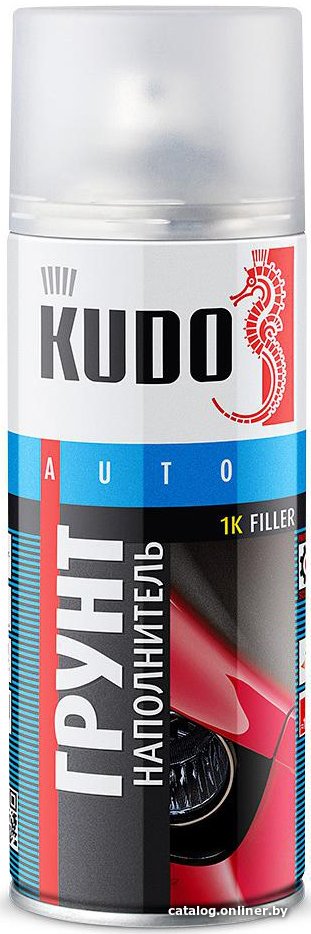 Автомобильный грунт Kudo 1К акриловая KU2201 520мл (серый)