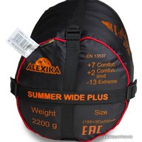 Спальный мешок AlexikA Summer Wide Plus 230 (правая молния, оливковый)